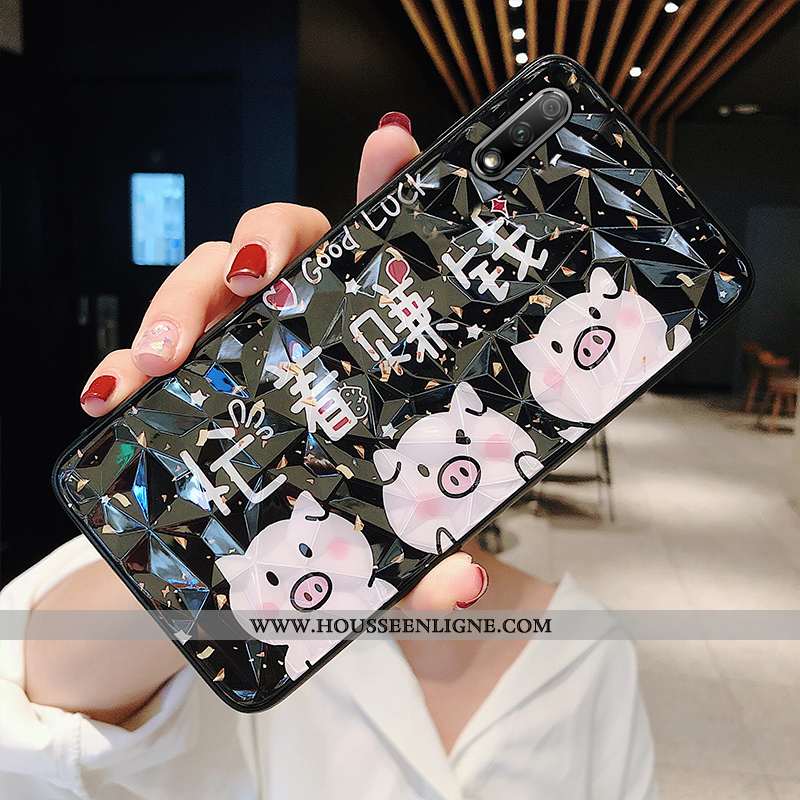 Étui Honor 9x Personnalité Charmant Tempérer Blanc Tout Compris Coque Membrane Blanche