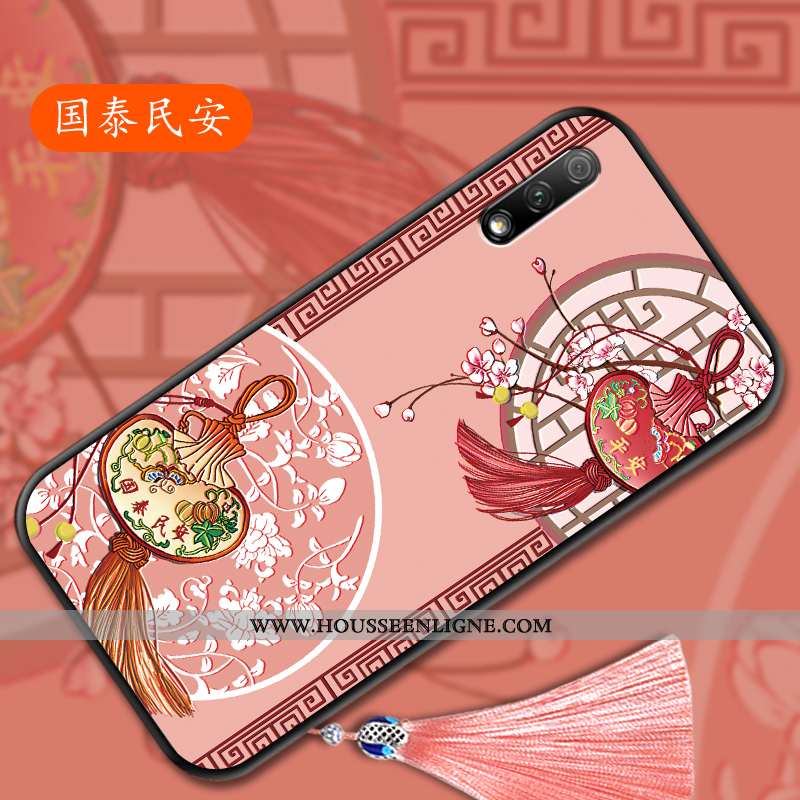 Étui Honor 9x Personnalité Créatif Légère Incassable Gaufrage Sculpté Ultra Rose