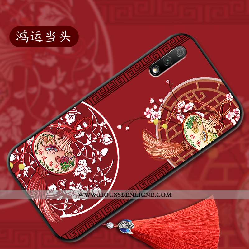 Étui Honor 9x Personnalité Créatif Légère Incassable Gaufrage Sculpté Ultra Rose