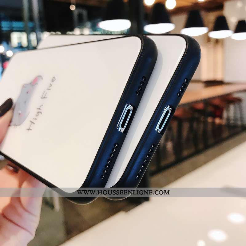 Étui Honor 9x Pro Dessin Animé Charmant Amoureux Petit Silicone Frais Beige