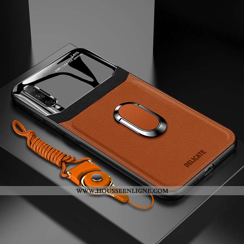 Étui Honor 9x Pro Fluide Doux Silicone Anneau Magnétisme Tout Compris Protection Bleu