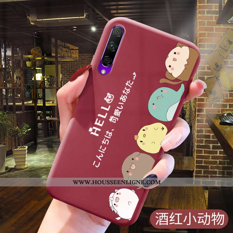 Étui Honor 9x Pro Fluide Doux Silicone Bleu Incassable Protection Téléphone Portable