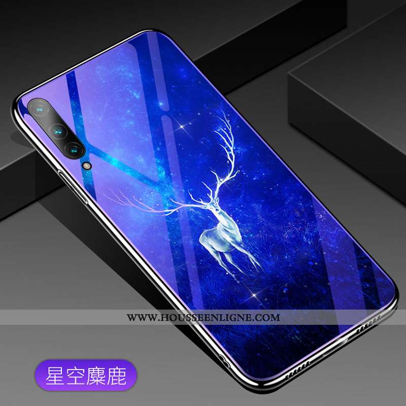 Étui Honor 9x Pro Personnalité Dessin Animé Violet Téléphone Portable Protection Tout Compris