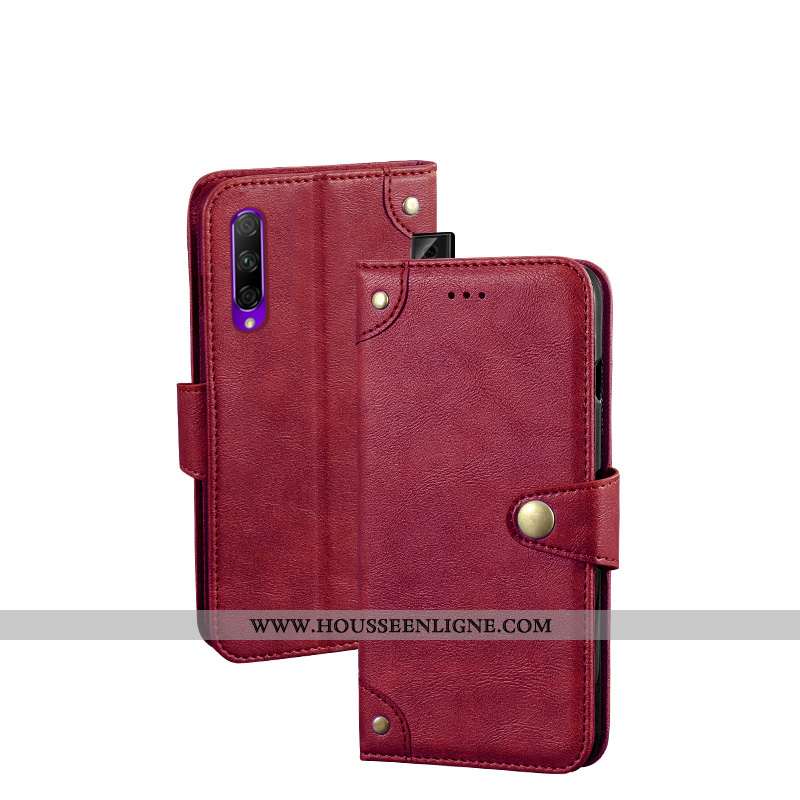 Étui Honor 9x Pro Protection Ornements Suspendus Rouge Clamshell Coque Bordure