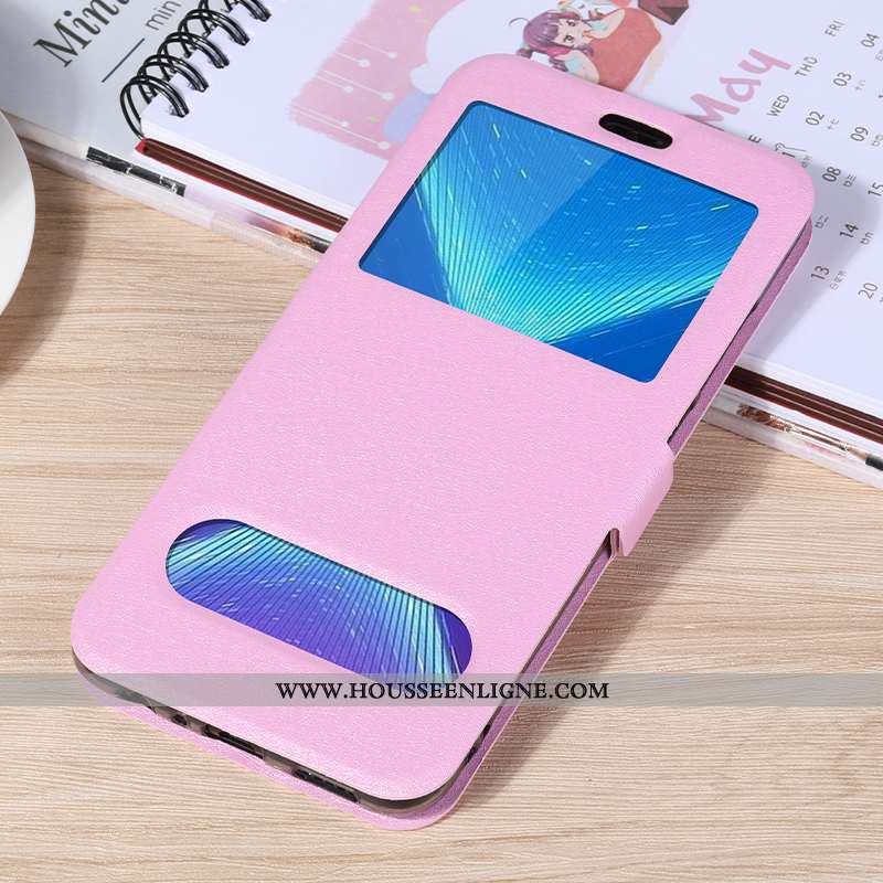 Étui Honor 9x Silicone Protection Clamshell Rose Téléphone Portable Coque Incassable