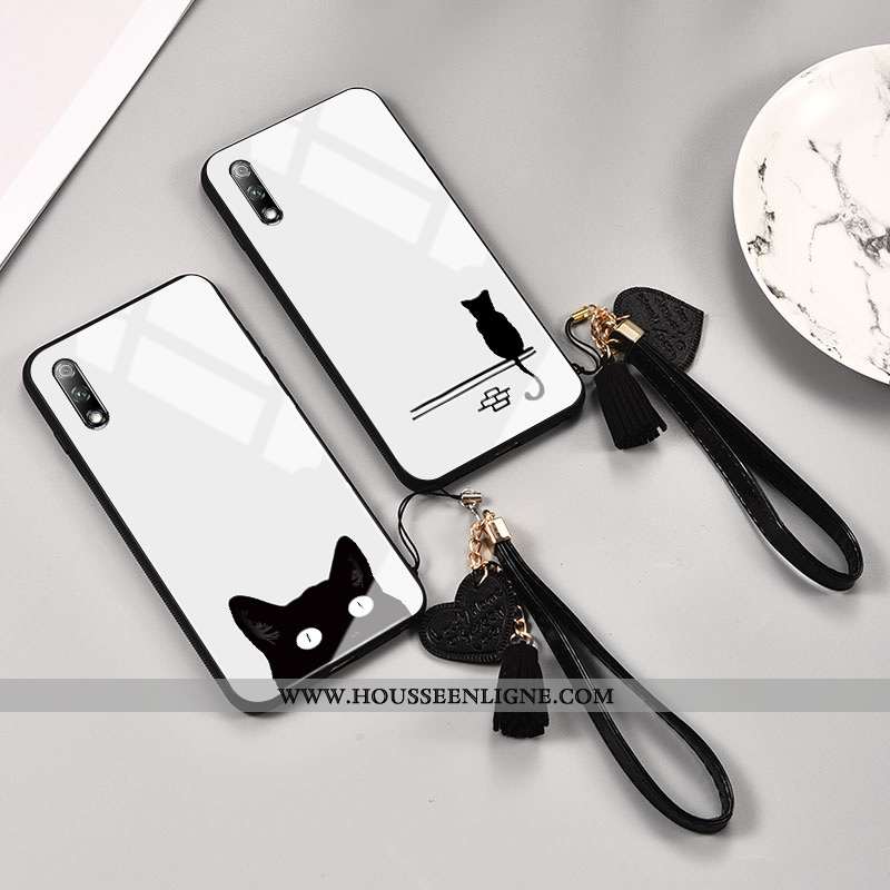 Étui Honor 9x Tendance Mode Téléphone Portable Clair Simple Charmant Blanc Blanche