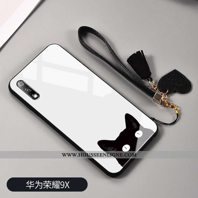 Étui Honor 9x Tendance Mode Téléphone Portable Clair Simple Charmant Blanc Blanche
