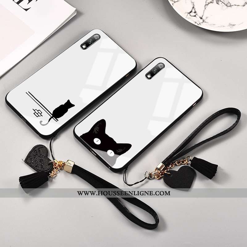 Étui Honor 9x Tendance Mode Téléphone Portable Clair Simple Charmant Blanc Blanche