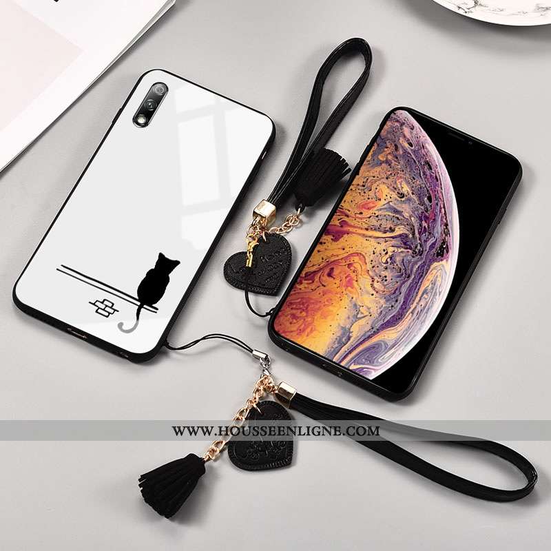 Étui Honor 9x Tendance Mode Téléphone Portable Clair Simple Charmant Blanc Blanche