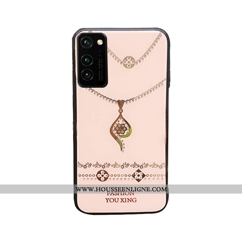 Étui Honor View30 Créatif Mode Rose Personnalité Coque Incassable Protection