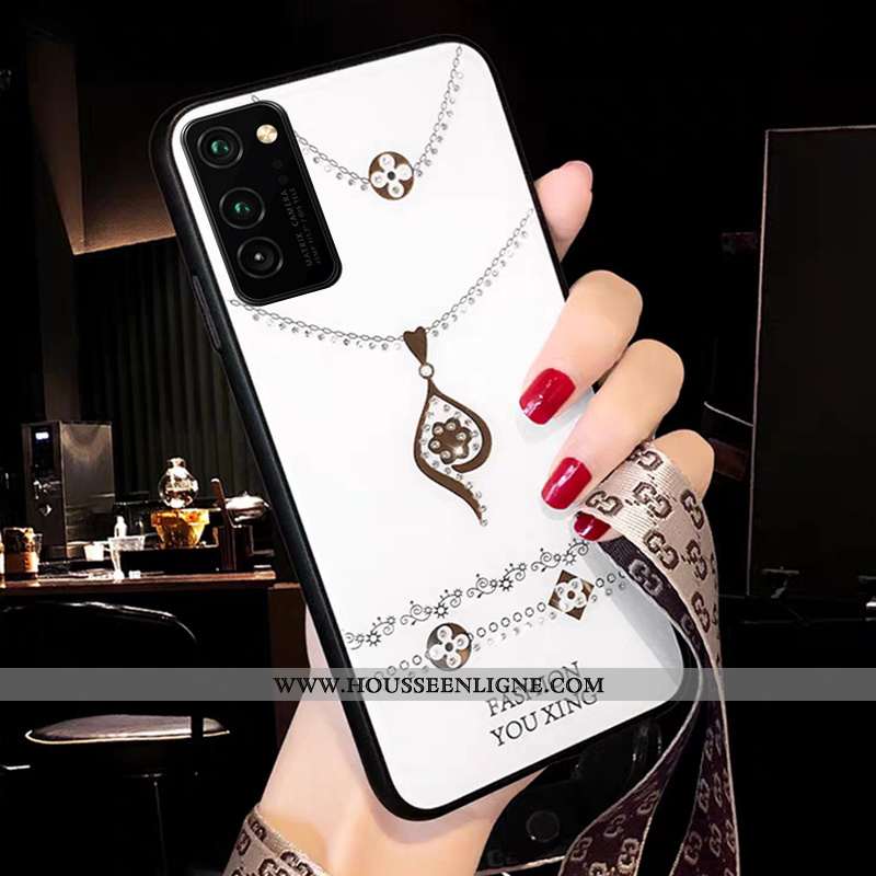 Étui Honor View30 Créatif Mode Rose Personnalité Coque Incassable Protection