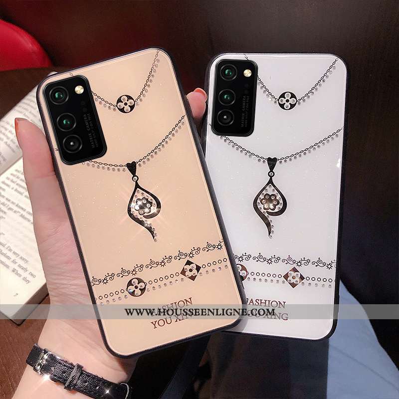 Étui Honor View30 Créatif Mode Rose Personnalité Coque Incassable Protection
