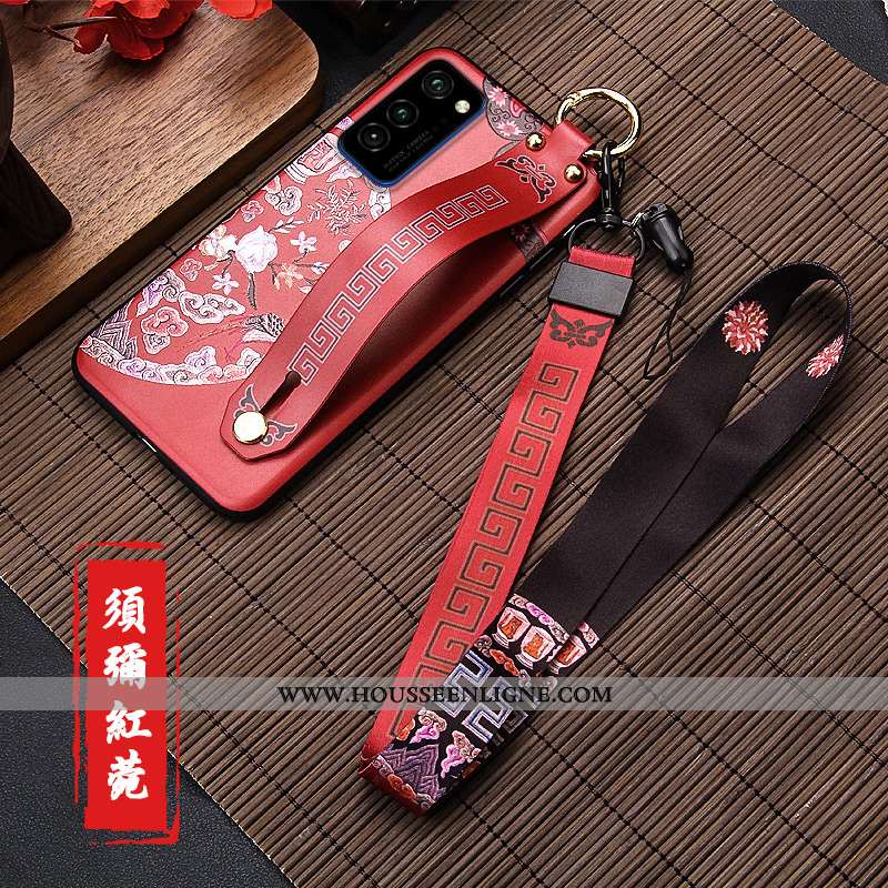 Étui Honor View30 Créatif Tendance Tout Compris Style Chinois Nouveau Téléphone Portable Coque Rouge