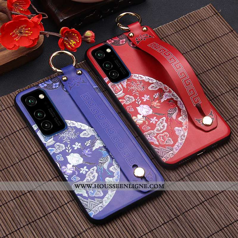 Étui Honor View30 Créatif Tendance Tout Compris Style Chinois Nouveau Téléphone Portable Coque Rouge