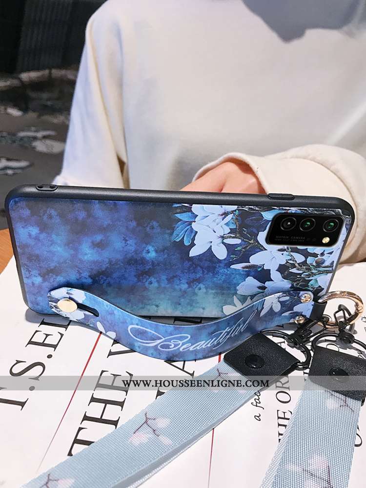 Étui Honor View30 Mode Protection Personnalité Côté Fin Délavé En Daim Simple Coque Rose