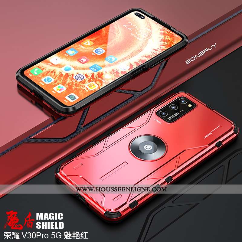 Étui Honor View30 Pro Délavé En Daim Personnalité Coque Tendance Protection Créatif Ultra Blanche