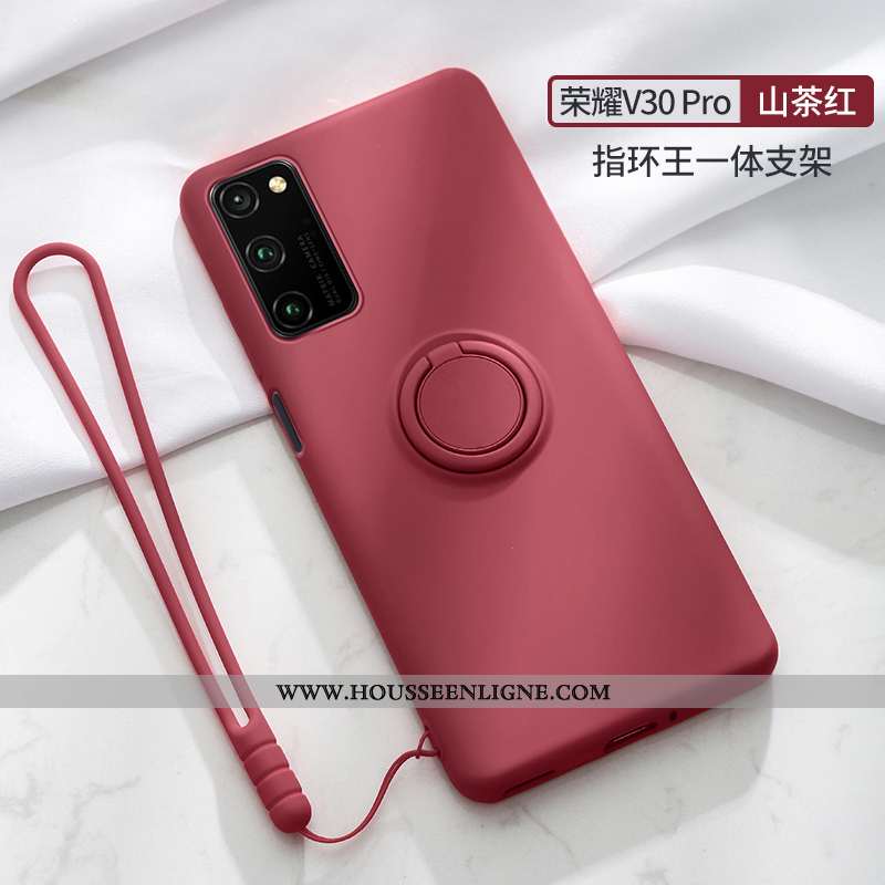 Étui Honor View30 Pro Protection Ornements Suspendus Légère Support Anneau À Bord Ultra Verte