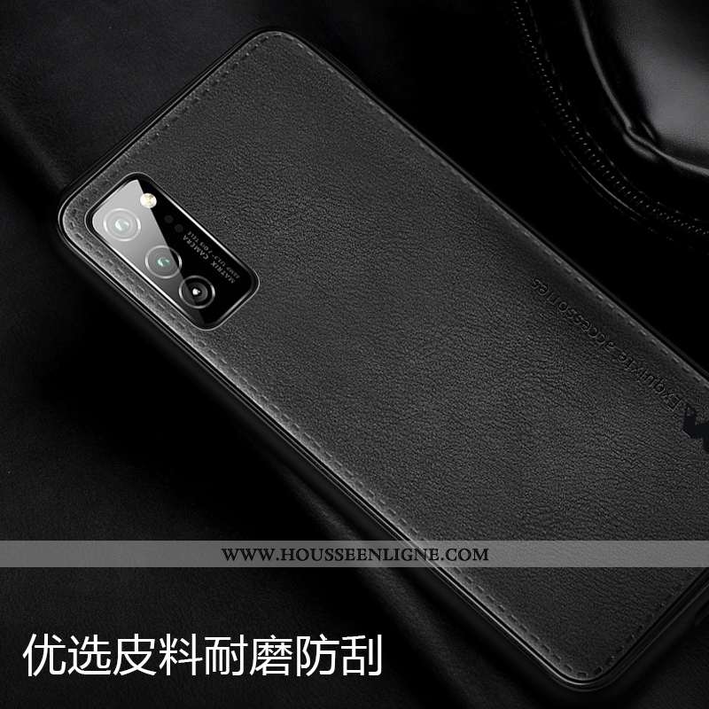 Étui Honor View30 Pro Protection Ultra Silicone Invisible Noir Cuir