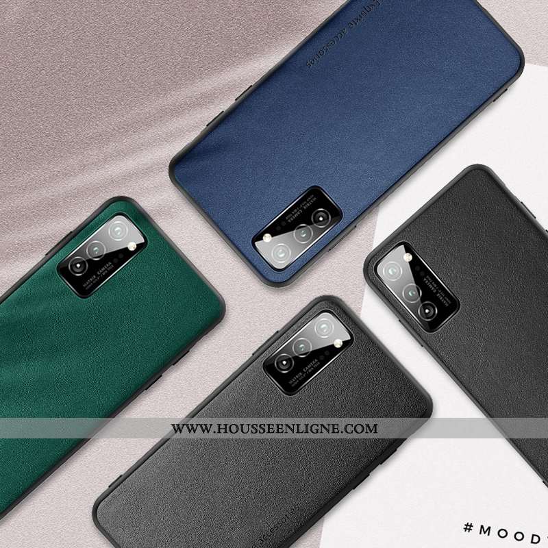 Étui Honor View30 Pro Protection Ultra Silicone Invisible Noir Cuir