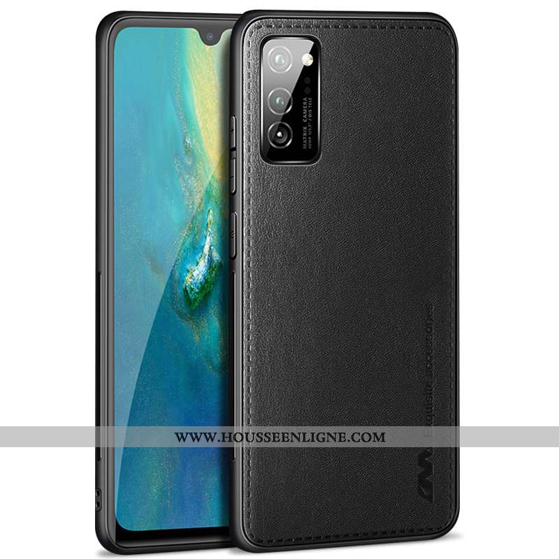 Étui Honor View30 Pro Protection Ultra Silicone Invisible Noir Cuir