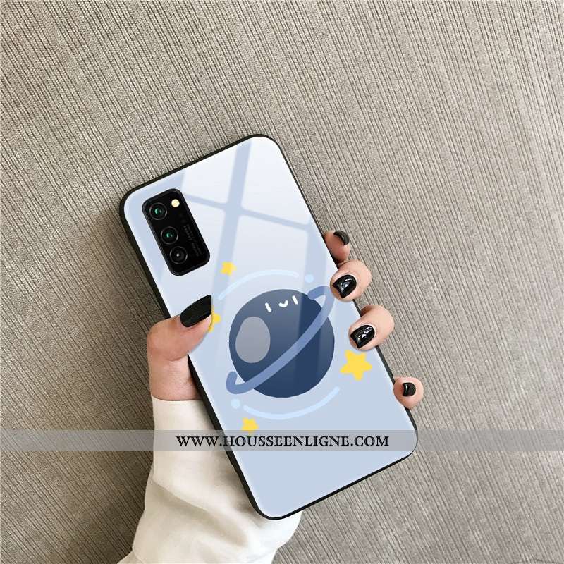 Étui Honor View30 Pro Protection Verre Rouge Fraise Téléphone Portable Net Rouge