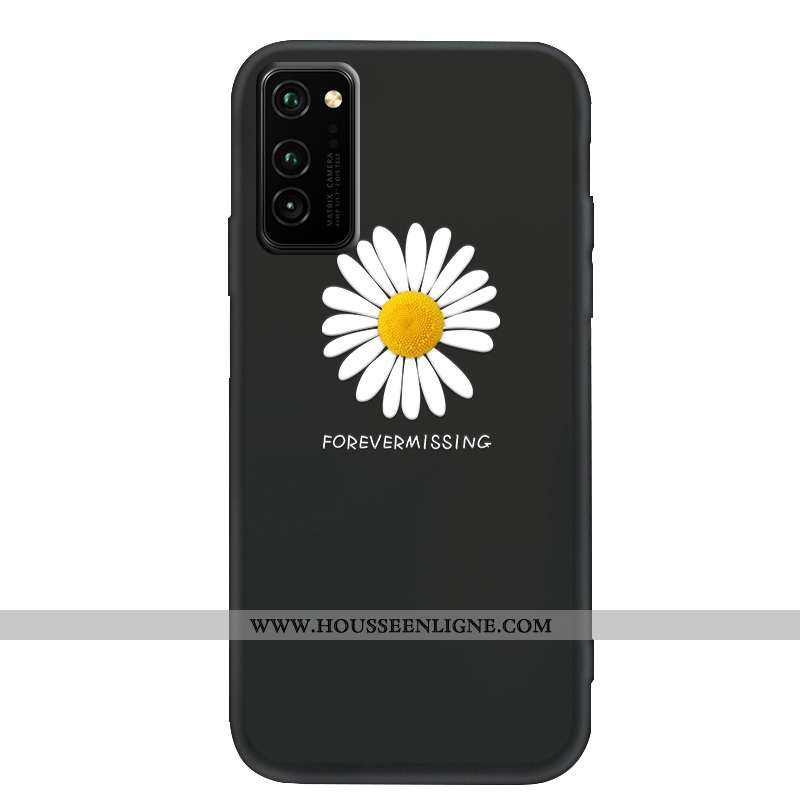 Étui Honor View30 Protection Délavé En Daim Incassable Simple Noir Coque Fluide Doux