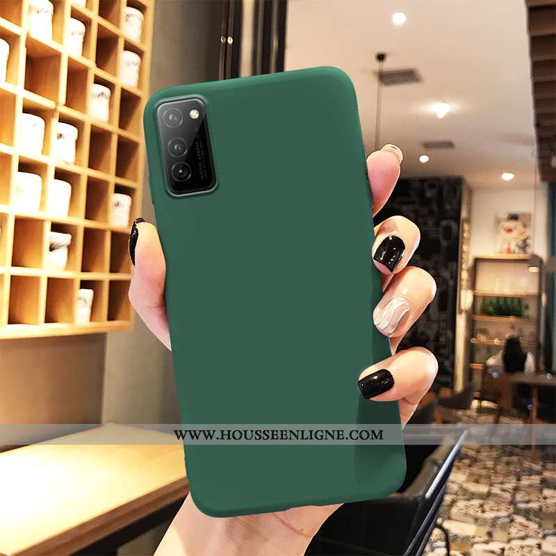 Étui Honor View30 Protection Délavé En Daim Incassable Simple Noir Coque Fluide Doux