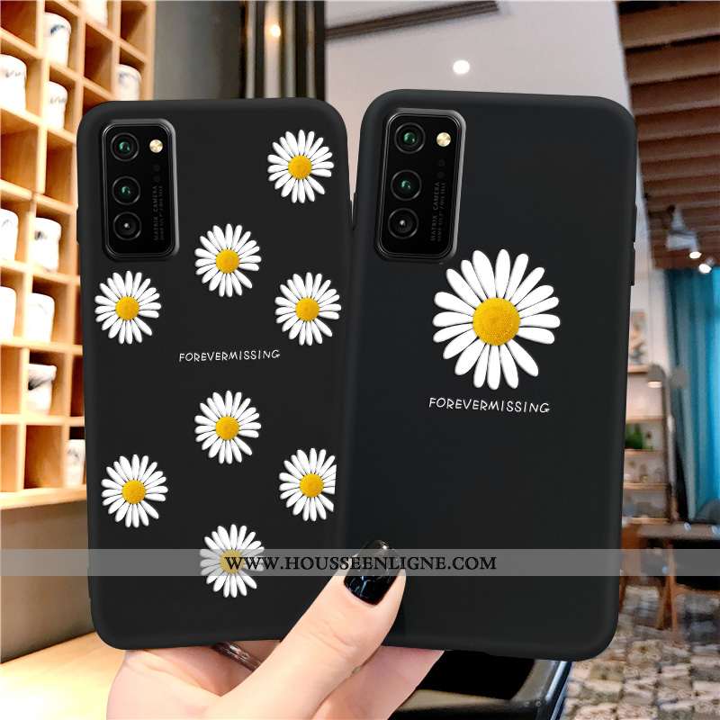Étui Honor View30 Protection Délavé En Daim Incassable Simple Noir Coque Fluide Doux