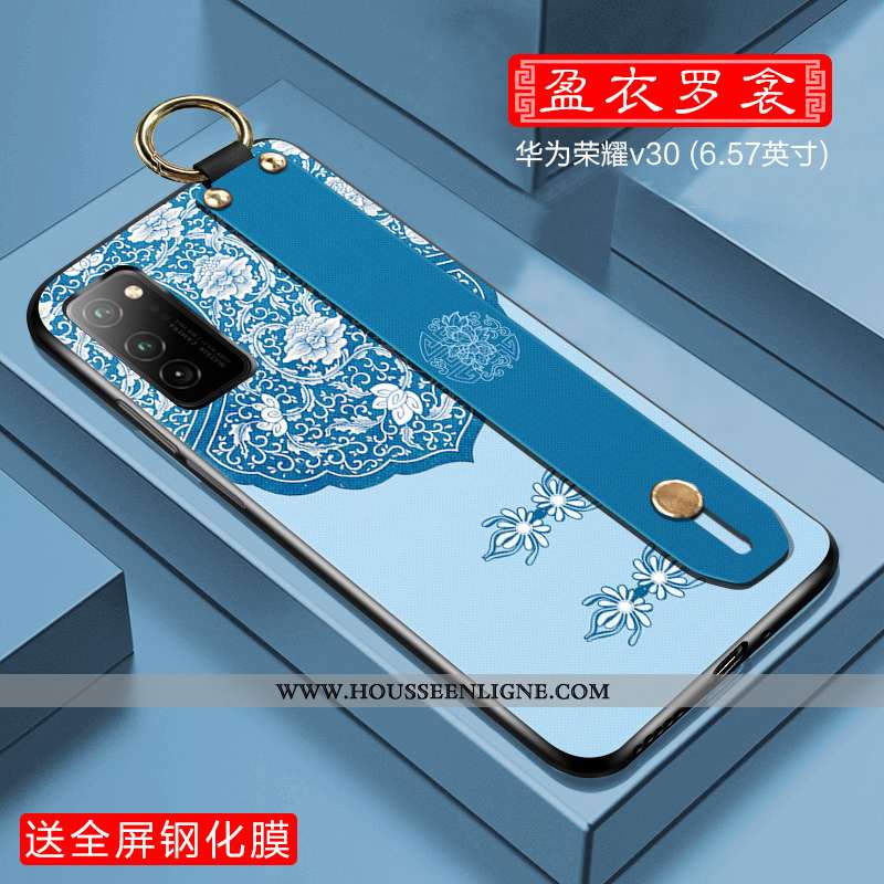 Étui Honor View30 Protection Ultra Téléphone Portable Rose Incassable Style Chinois