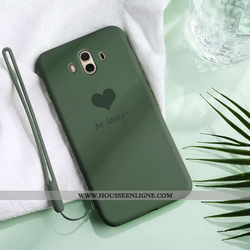 Étui Huawei Mate 10 Coque En Silicone Mode Téléphone Portable Net Rouge Protection Tendance Jaune