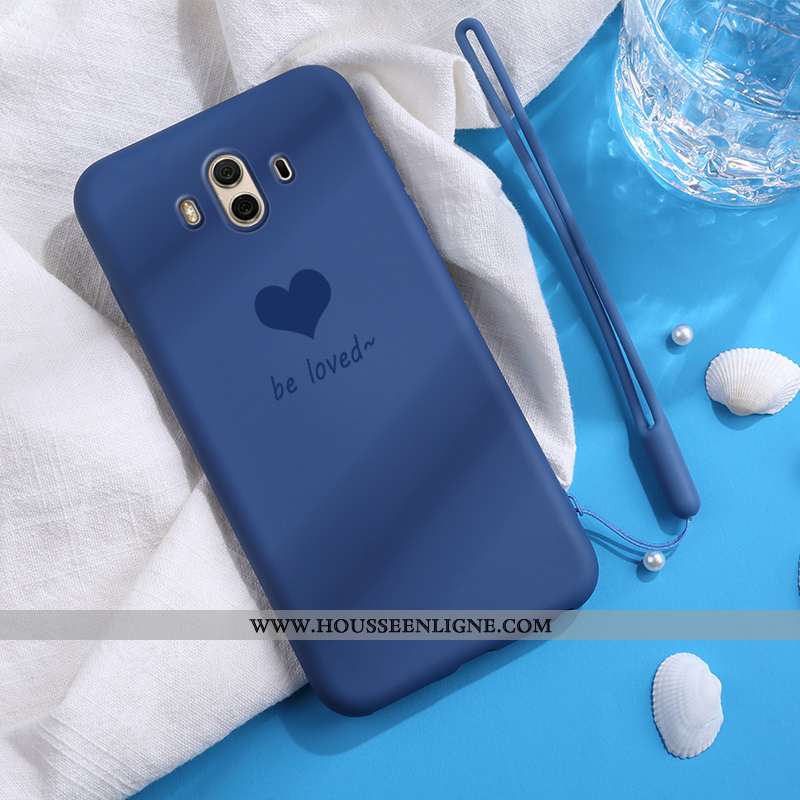 Étui Huawei Mate 10 Coque En Silicone Mode Téléphone Portable Net Rouge Protection Tendance Jaune
