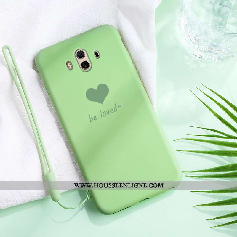 Étui Huawei Mate 10 Coque En Silicone Mode Téléphone Portable Net Rouge Protection Tendance Jaune
