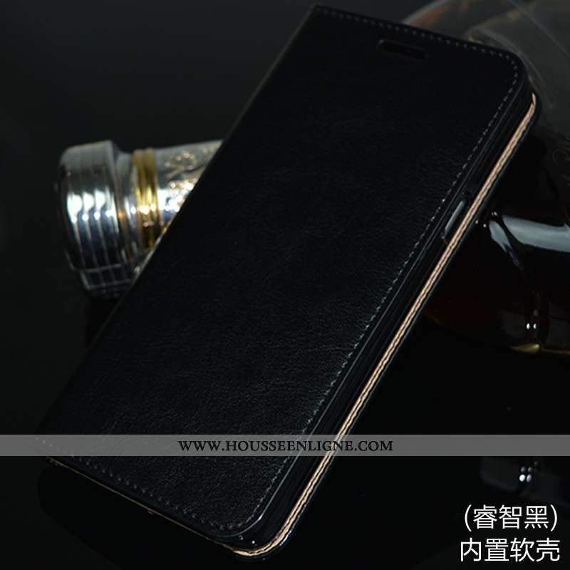 Étui Huawei Mate 10 Lite Cuir Véritable Téléphone Portable Or Coque Housse Incassable Doré