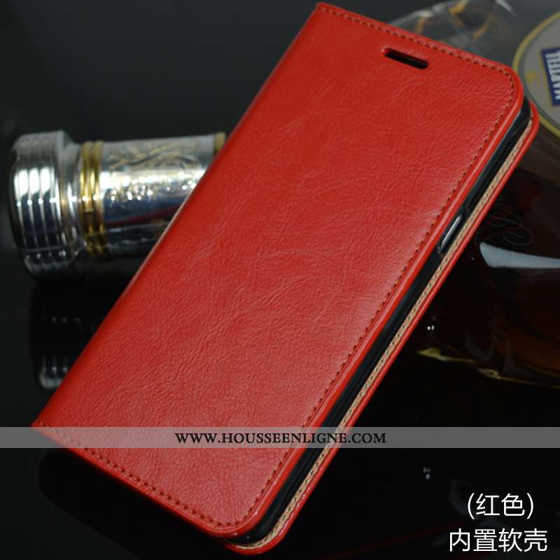Étui Huawei Mate 10 Lite Cuir Véritable Téléphone Portable Or Coque Housse Incassable Doré
