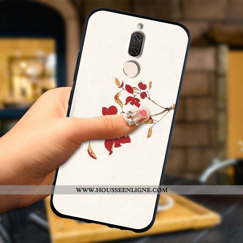 Étui Huawei Mate 10 Lite Fluide Doux Silicone Ornements Suspendus Coque Téléphone Portable Bleu