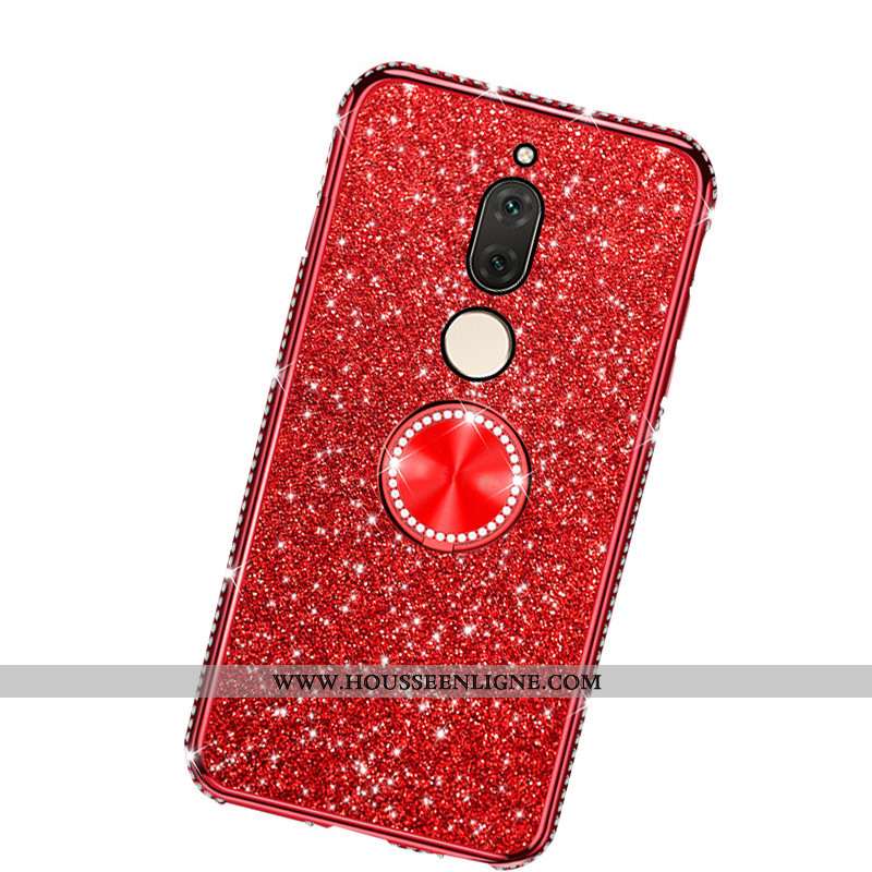 Étui Huawei Mate 10 Lite Ornements Suspendus Personnalité Rouge Anneau Membrane Incassable