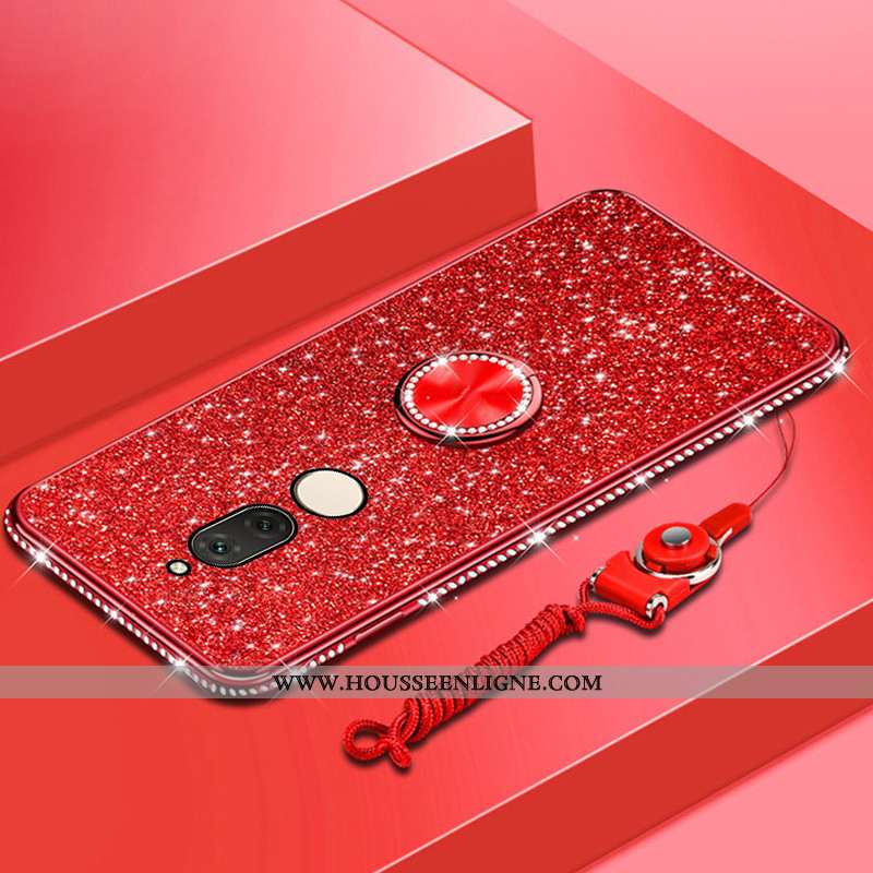 Étui Huawei Mate 10 Lite Ornements Suspendus Personnalité Rouge Anneau Membrane Incassable