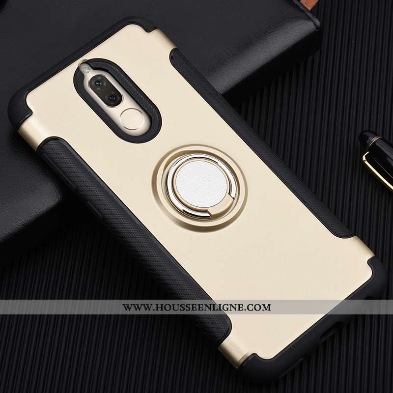 Étui Huawei Mate 10 Lite Protection Silicone Incassable Anneau Coque Magnétisme Rose