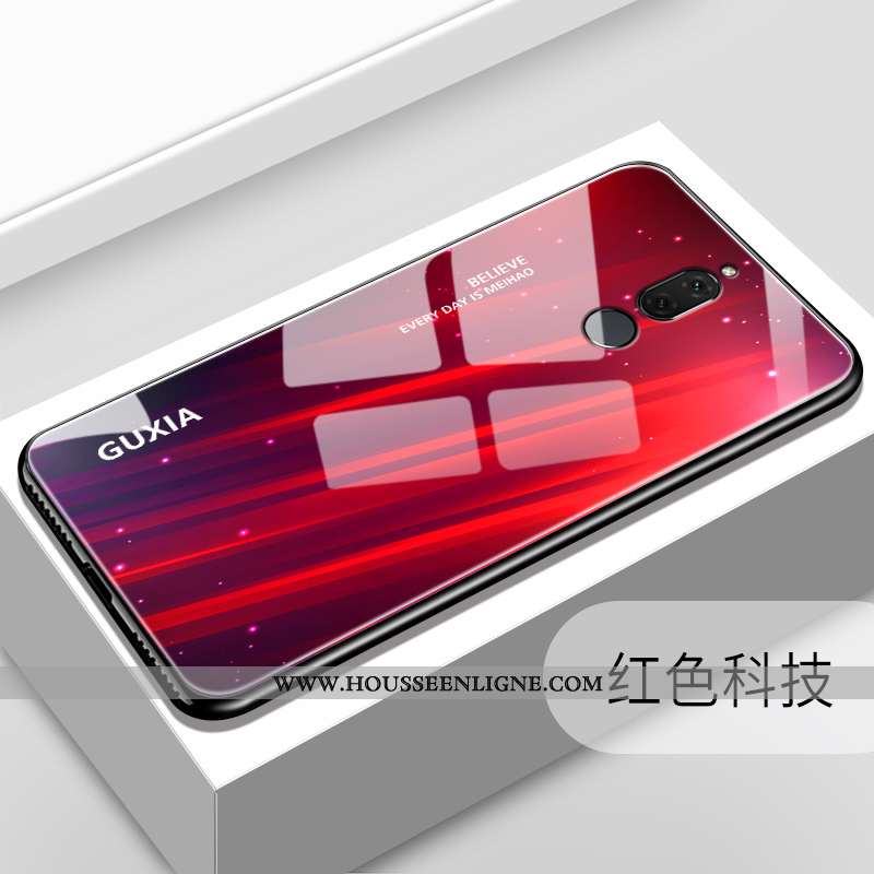 Étui Huawei Mate 10 Lite Tendance Fluide Doux Personnalité Miroir Téléphone Portable Verre Violet