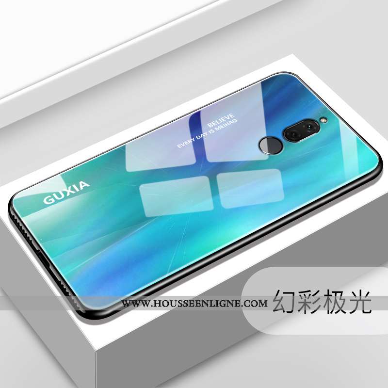 Étui Huawei Mate 10 Lite Tendance Fluide Doux Personnalité Miroir Téléphone Portable Verre Violet