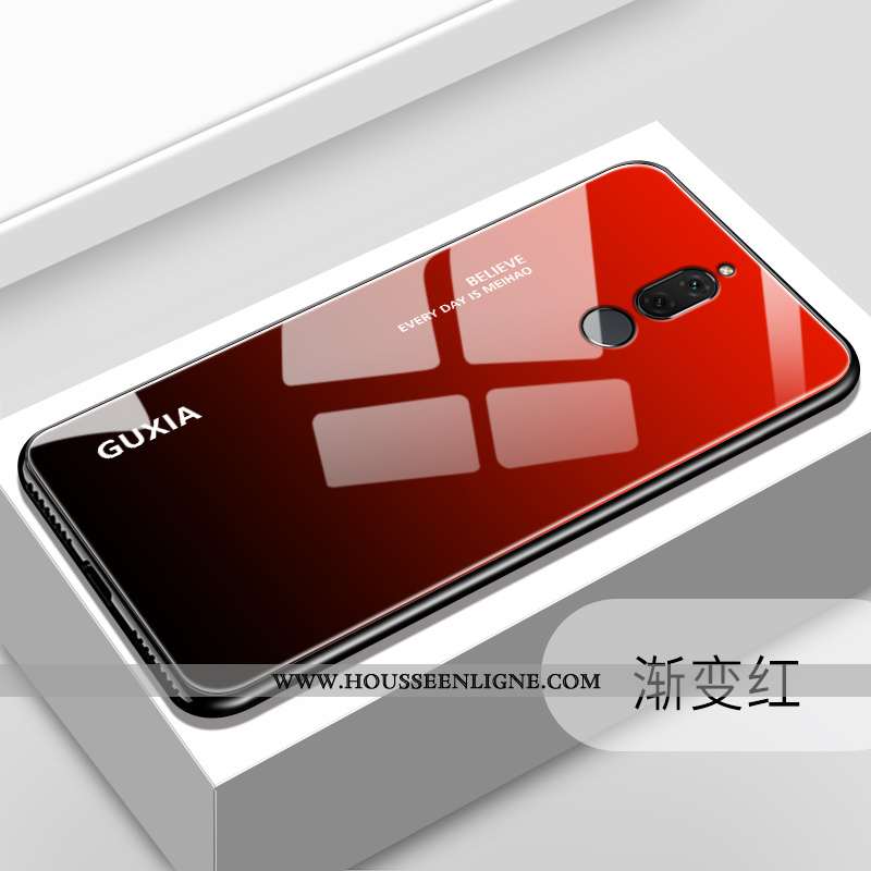 Étui Huawei Mate 10 Lite Tendance Fluide Doux Personnalité Miroir Téléphone Portable Verre Violet