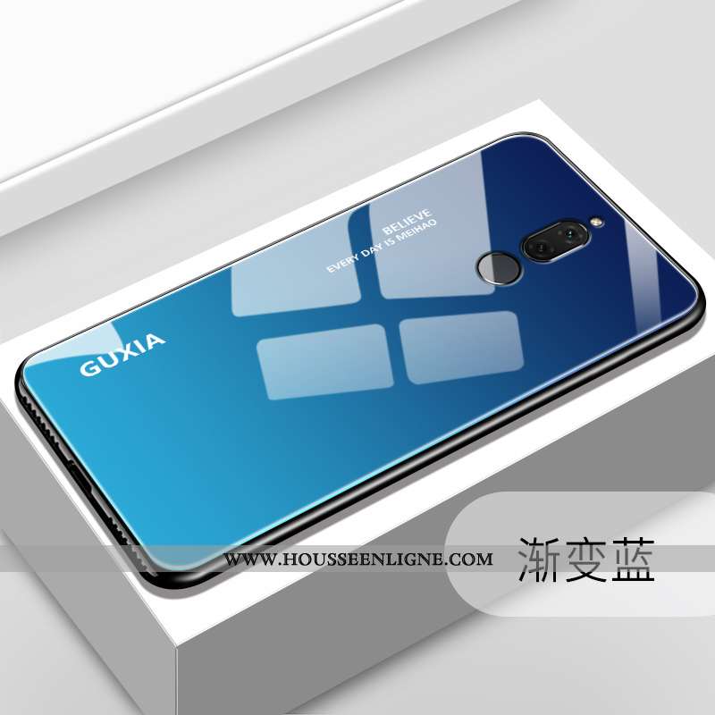 Étui Huawei Mate 10 Lite Tendance Fluide Doux Personnalité Miroir Téléphone Portable Verre Violet