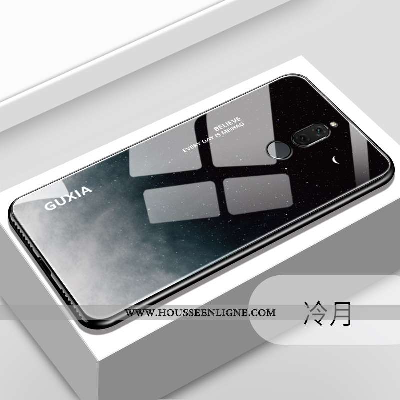 Étui Huawei Mate 10 Lite Tendance Fluide Doux Personnalité Miroir Téléphone Portable Verre Violet