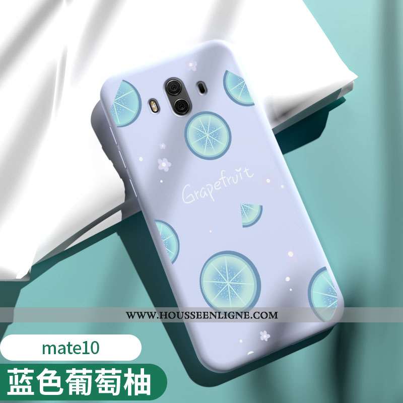Étui Huawei Mate 10 Légère Fluide Doux Protection Net Rouge Tendance Téléphone Portable Coque Rose