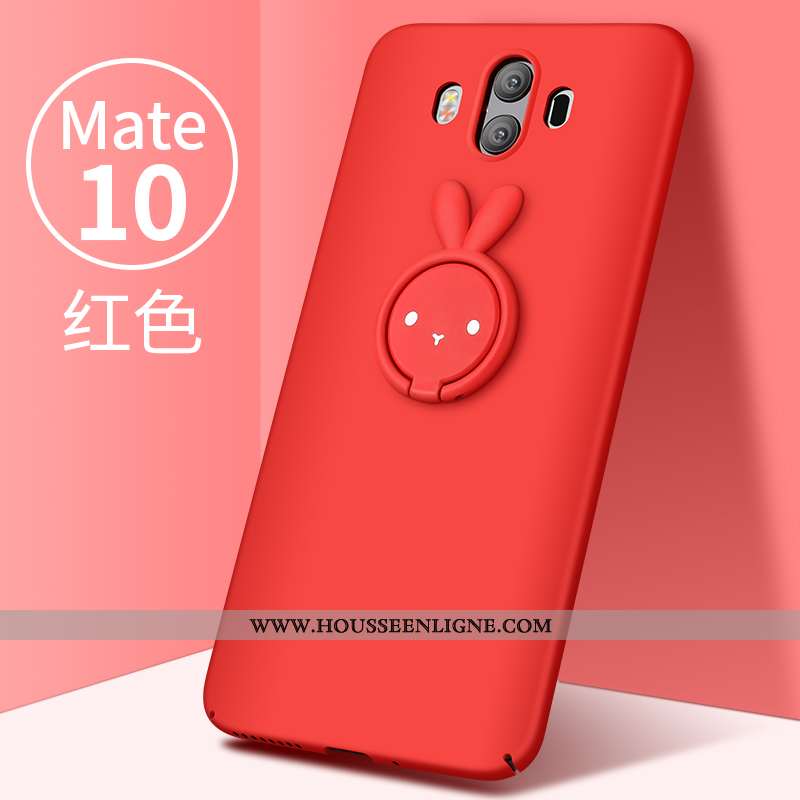 Étui Huawei Mate 10 Légère Protection Tendance Tout Compris Personnalité Délavé En Daim Noir