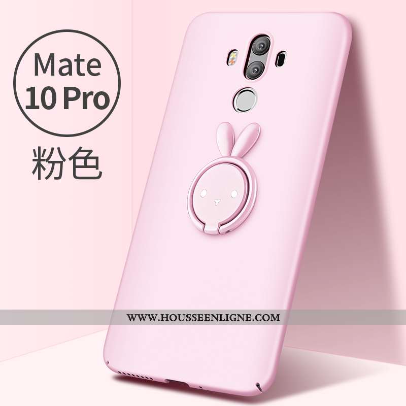 Étui Huawei Mate 10 Légère Protection Tendance Tout Compris Personnalité Délavé En Daim Noir