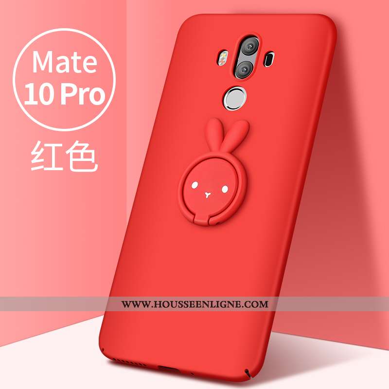 Étui Huawei Mate 10 Légère Protection Tendance Tout Compris Personnalité Délavé En Daim Noir
