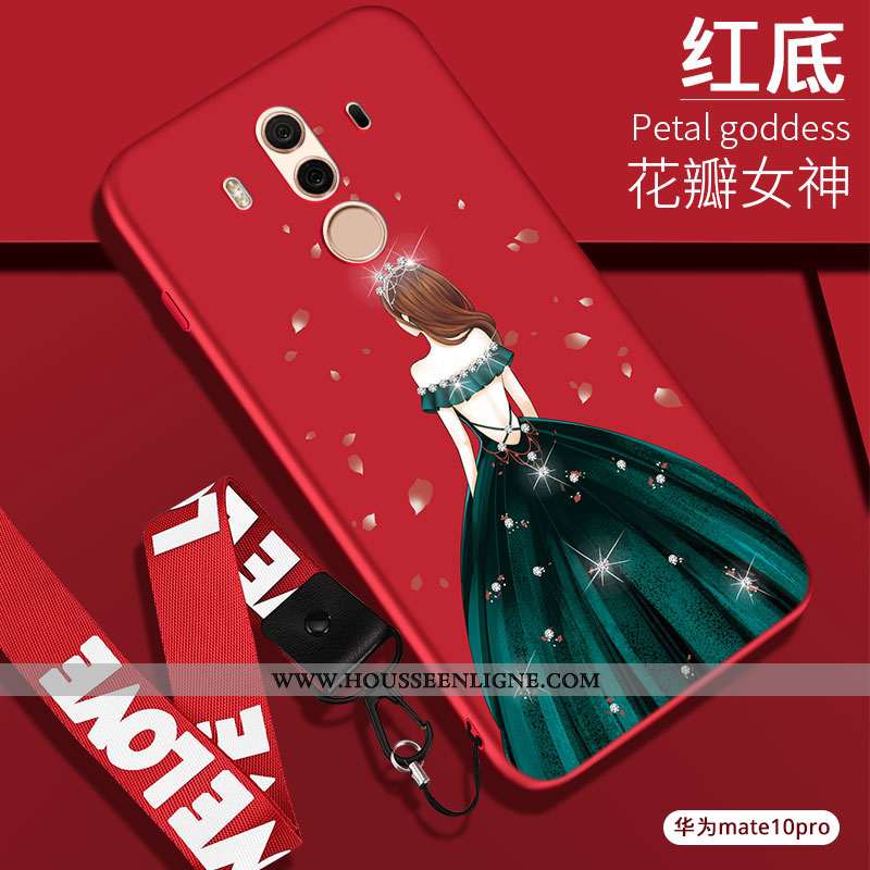 Étui Huawei Mate 10 Pro Silicone Protection Noir Fluide Doux Coque Tout Compris Téléphone Portable
