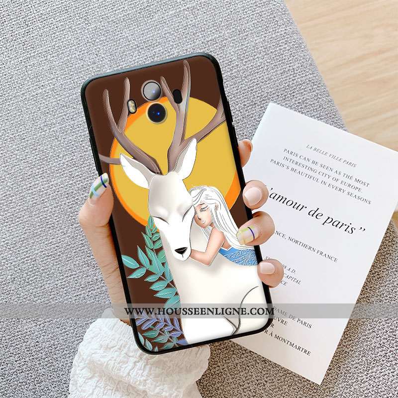 Étui Huawei Mate 10 Protection Personnalité Fluide Doux Tendance Coque Silicone Marron
