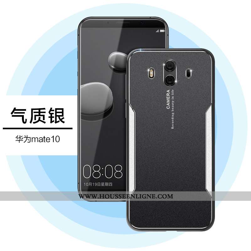 Étui Huawei Mate 10 Silicone Protection Net Rouge Coque Créatif Fluide Doux Tendance Argent